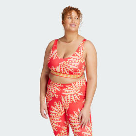 Top Adidas X Farm Rio Rojo Mujer Training