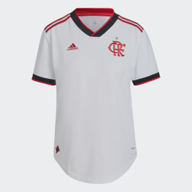 Camiseta Visitante CR Flamengo 22 Blanco Mujer Fútbol