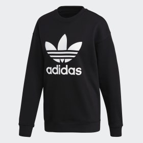 ladies black adidas sweatshirt