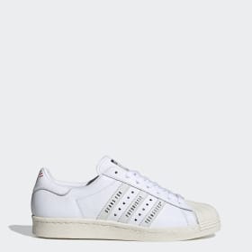 adidas superstar 80s dlx heren rood
