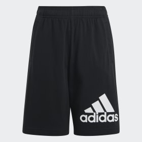 Shorts Essentials Logo Grande Algodón Negro Niño Sportswear