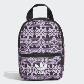 adidas adicolor airliner bag lila weiß