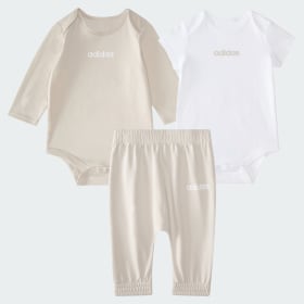 3-Piece Linear Logo Bodyshirt & Pant Set Infant & Toddler Sportswear