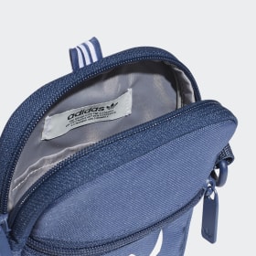 adidas tasche blau silber