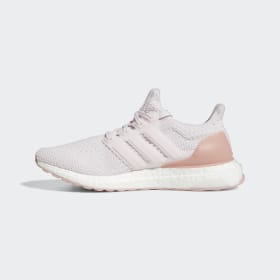 adidas boost pink and white