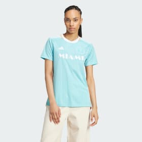 Camiseta Tercer Uniforme Messi Inter Miami Cf 24/25 Verde Mujer Fútbol