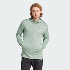 Chaqueta De Felpa Ligera Con Capucha Terrex Xperior Verde Hombre Terrex