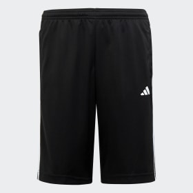 Shorts Train Essentials Aeroready 3 Tiras Ajuste Clásico Negro Niño Sportswear