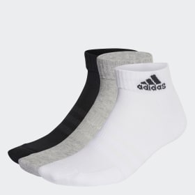 Calcetines Acolchados Al Tobillo 3 Pares Gris Training | Knasta Chile