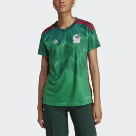 Camiseta Local Selección Nacional de México 22 Verde Mujer Fútbol