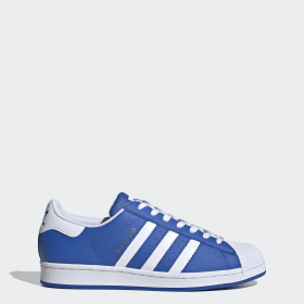 superstar bleu blanche