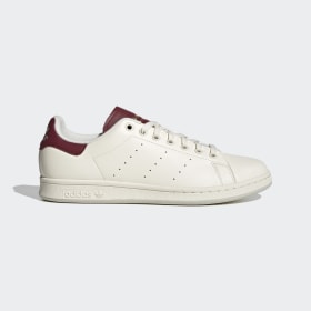 adidas - Stan Smith Shoes Off White / Orbit Grey / Collegiate Burgundy GX4420