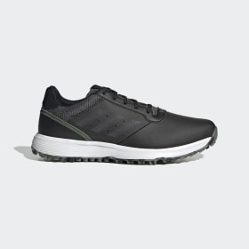 adidas - Boty S2G Spikeless Leather Golf Core Black / Grey Five / Green Oxide FX4336