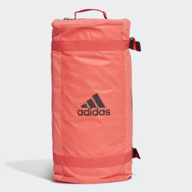 pink adidas holdall