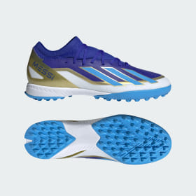 Adidas Performance Zapatos de Futbol X Crazyfast Messi League Pasto Sintetico Azul Futbol Ofertitas