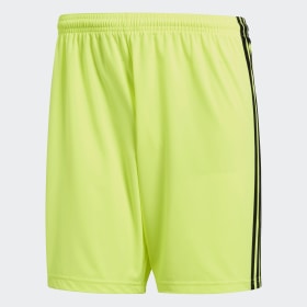 yellow adidas shorts womens