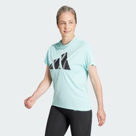 Polera Run It Brand Love Turquesa Mujer Running