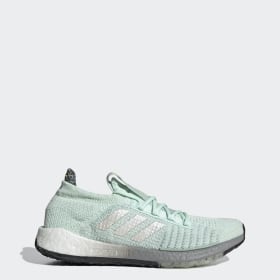 ladies green adidas trainers