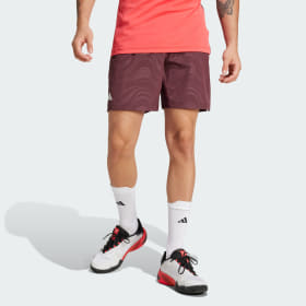 Shorts De Tenis Pro Climacool Ergo 7 Pulgadas Granate Hombre Tenis