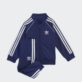 Blue addidas tracksuit Clearance