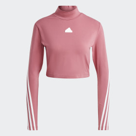 long sleeve adidas crop top