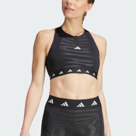 adidas powerimpact training medium-support techfit high-neck zip bra women training women training-picture-17