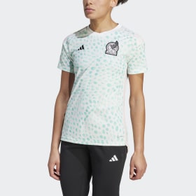 Camiseta Visitante Selección Nacional de México Femenina 23 Blanco Mujer Fútbol