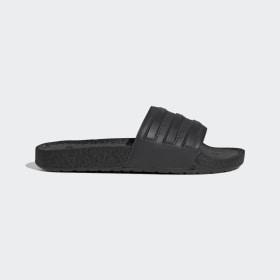 adidas - Adilette Boost Slides Carbon / Core Black / Core Black GX4285