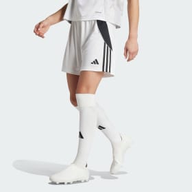 Shorts Tiro 24 Blanco Mujer Fútbol