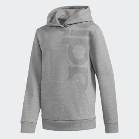 adidas Performance Boys Sports ID Hoodie M Gray