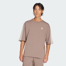 Polera Adicolor Oversized Café Hombre Originals