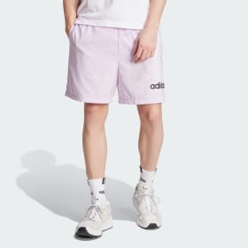 Shorts Essentials Linear Logo Morado Hombre Sportswear