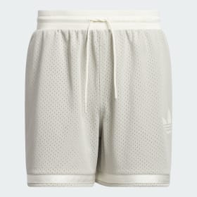 White adidas store basketball shorts