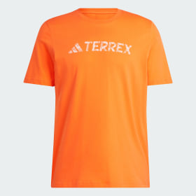 Polera Terrex Classic Logo Naranjo Hombre Terrex
