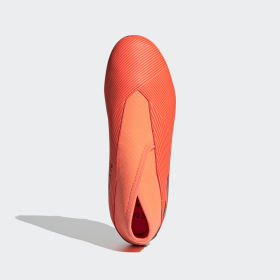 zapatos de futbol adidas naranjos