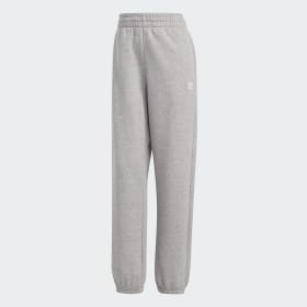 Pantalón Essentials Felpa Gris Mujer Originals