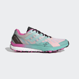 adidas - Zapatillas de Trail Running Terrex Speed Ultra Cloud White / Clear Mint / Screaming Pink FW2806