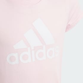 Girls pink adidas hot sale t shirt