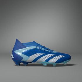 White and blue adidas clearance football boots