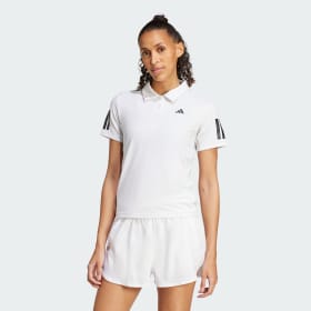 Polera Polo Club De Tenis Climacol 3 Tiras Blanco Mujer Tenis