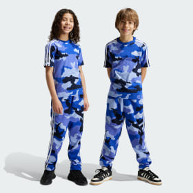 Pantalón Essentials Allover Print Niños Azul Niño Sportswear