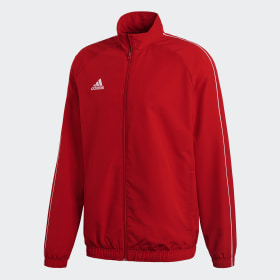 red adidas jacket