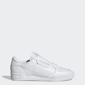 all white adidas trainers