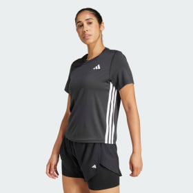 Polera De Entrenamiento Train Essentials 3 Tiras Negro Mujer Training