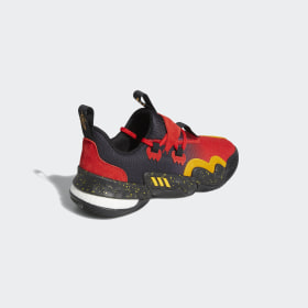 adidas red and black shoes