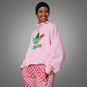 Handel Waakzaamheid wenkbrauw Women's Pink Hoodies & Sweatshirts | adidas US