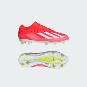 Zapatos De Fútbol X Crazyfast League Terreno Firme Rojo Niño Fútbol