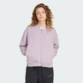 Chaqueta Terrex Xploric Morado Mujer Terrex