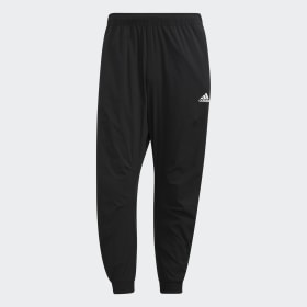 white adidas training pants