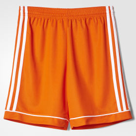 orange adidas soccer shorts